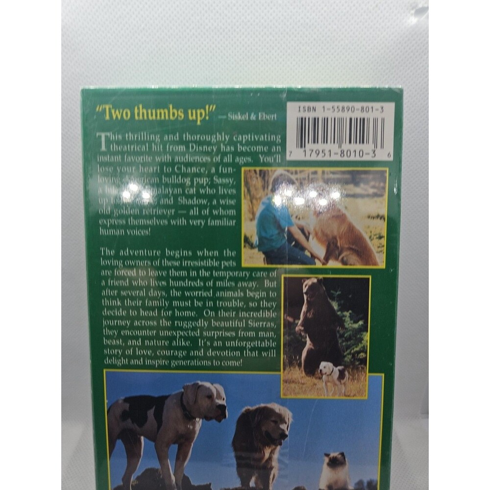 Homeward Bound: The Incredible Journey (VHS, 1993) - Picture 6 of 9